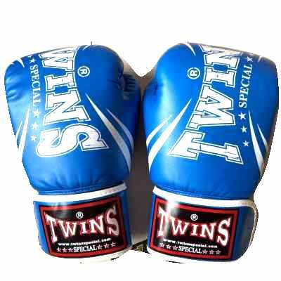 非売品 正規 新品 TWINS PU青/サイズ選択/8/10 ボクシンググローブ 本格 ボクシング